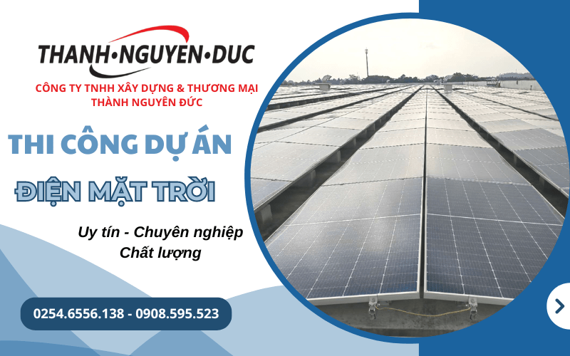 thi công dự án điện mặt trời