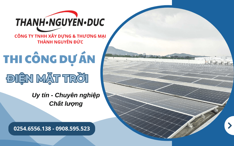 thi công dự án điện mặt trời