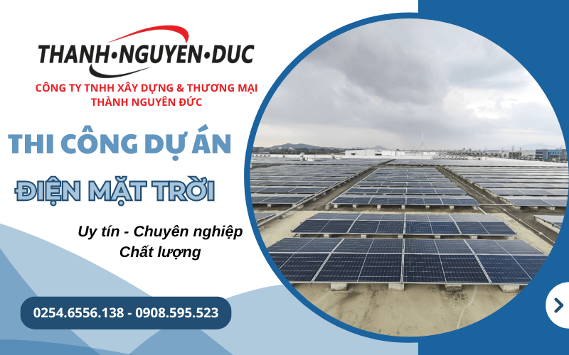 thi công dự án điện mặt trời