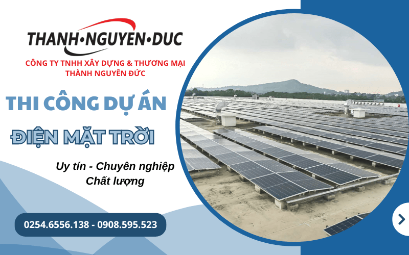 thi công dự án điện mặt trời