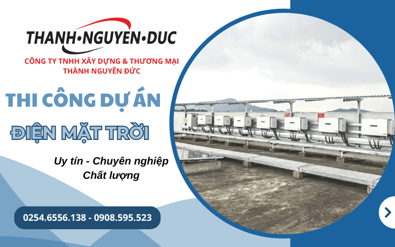 thi công dự án điện mặt trời