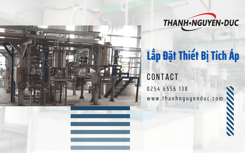lắp đặt thiết bị tích áp