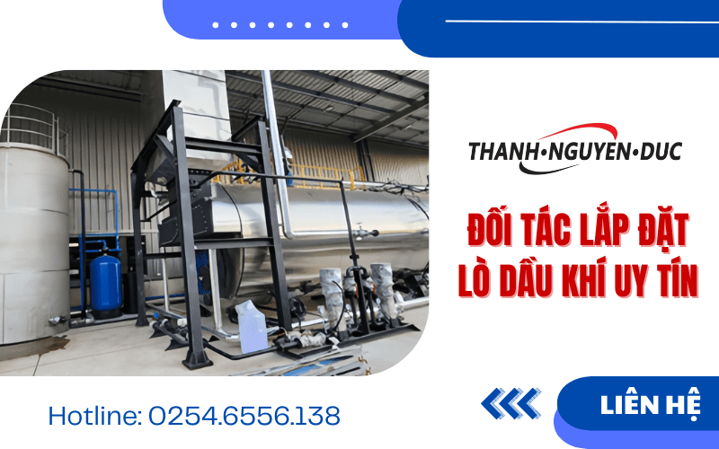 lắp đặt lò dầu khí