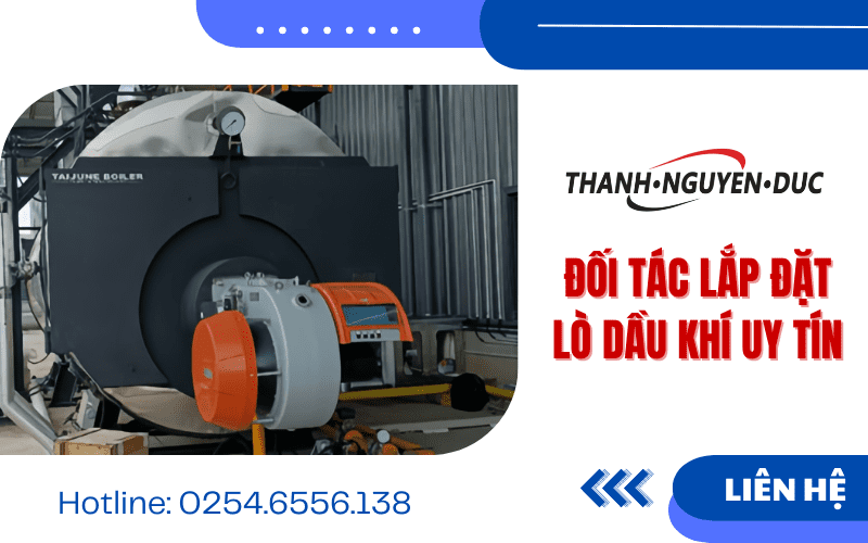 lắp đặt lò dầu khí